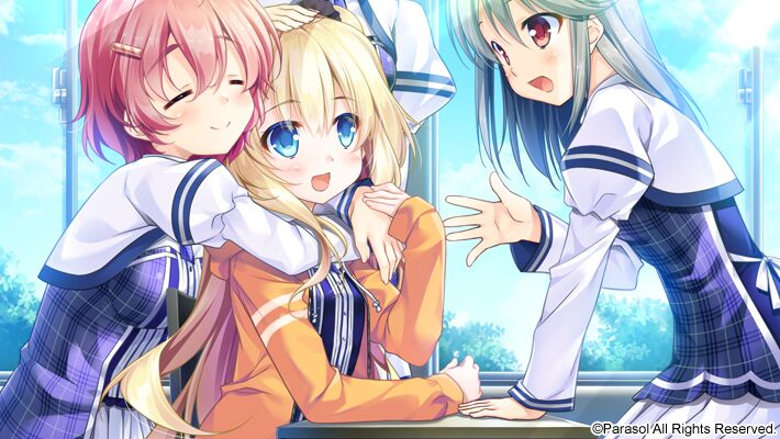 [2.94 GB] 彼女と俺のラブリーデイ (パラソル) [Cen] [2017, 学校, ハーレム, 処女, コメディ, ロマンス, ストリップショー, オーラル, フェラ, アナル, 足コキ, 巨乳 \ DFC] [jap]