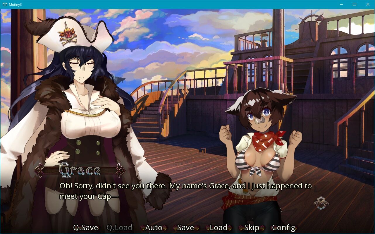 [932.6 MB] Mutiny !! [1.0 AR PATCH] (Lupiesoft) [UNCEN] [2017, Adv, Ren'py, Renpy, Puzzle, Monster Girl, Yuri, Futanari, Creampie, Anal] [ENG]