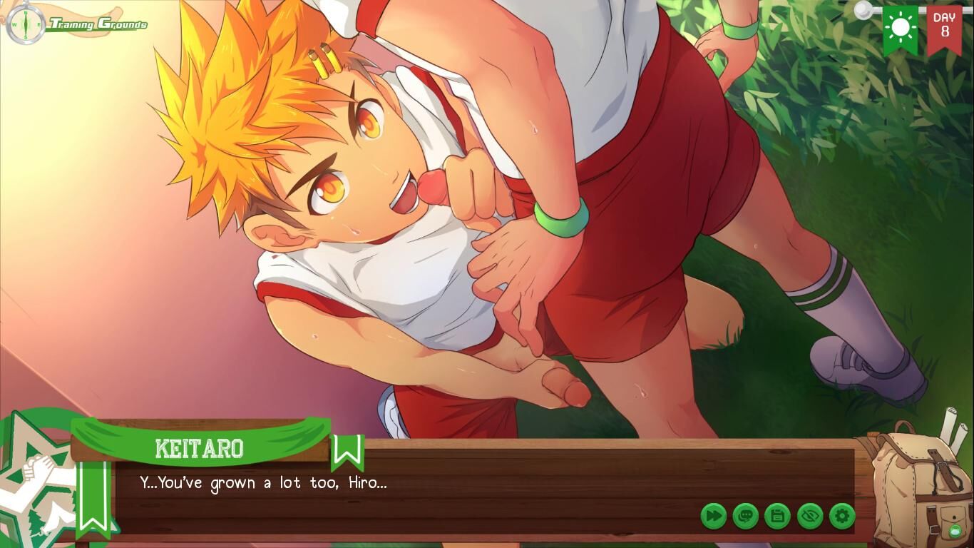 [5,45 Go] Camp Buddy [2.1] (Blits Games) [UNCEN] [2018, Adv, Yaoi, Arcade, Teen, Oral / Anal Sex, Handjob, Fellation, SLG] [ENG]