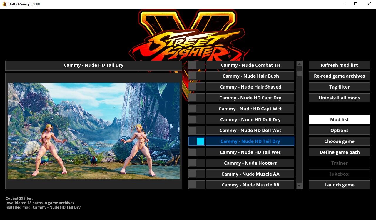 [101,09 GB] Sexy Street Fighter 5: coleção completa de MODS / Sexy Street Fighter 5: coleção de moda completa [4.081] (Capcom) [UNCEN] [2016, Fighting, Ryona, Nude, Mods] [RUS]