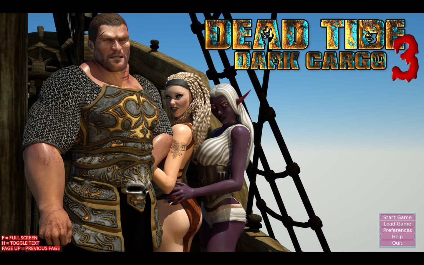 [393.7 МБ] Dead Tide 3: Dark Cargo (Gazukull) [UNCEN] [2013, 3DCG, ANAL, ANIMATION, BIG TITS, BLOWJOB, DP, STRAPON] [ENG]