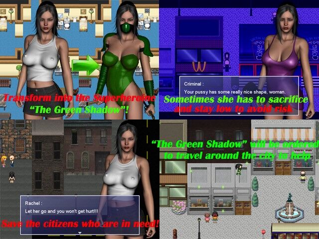 [131 MB] The Green Shadow Rachel [Cen] [Cen] [2014, JRPG, ADV, 3DCG, Violación, Fantasía, Chica transformadora, Gangbang, Orinación] [ENG]