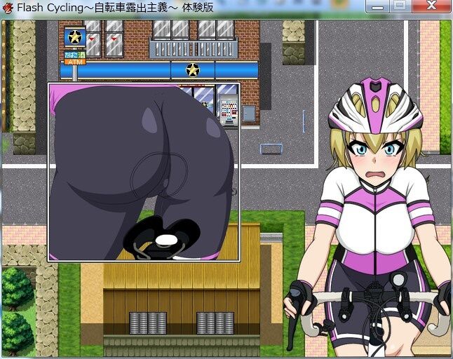 [63.9 MB] FlashcyCling [FREE RIDE EXHIBITIONIST RPG] [ver.1.51] (hhworks.) [Cen] [2017, JRPG, Female Heroine Only, Blonde Hair, Outdoor, Exhibitionism, Outdoor Exposure, Outdoor Sex, Footjob, Masturbation, Big Tits / Big Breasts, Blowjob / Oral, Rape