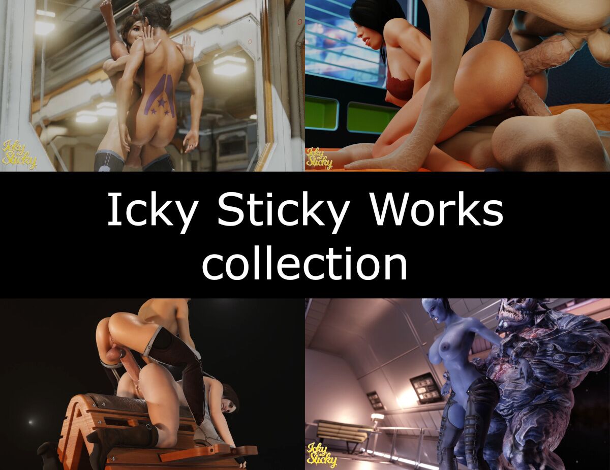 Coleção ICKY Sticky Works / Coleção de Icky Sticky [2020-2021, 3DCG, Anal, Animação, Creampie, Futanari, Grupo, Interracial, Monstro, Penetração Múltipla, Oral, Paródia, Web-DL, 1080p, 1440p] [ENG]