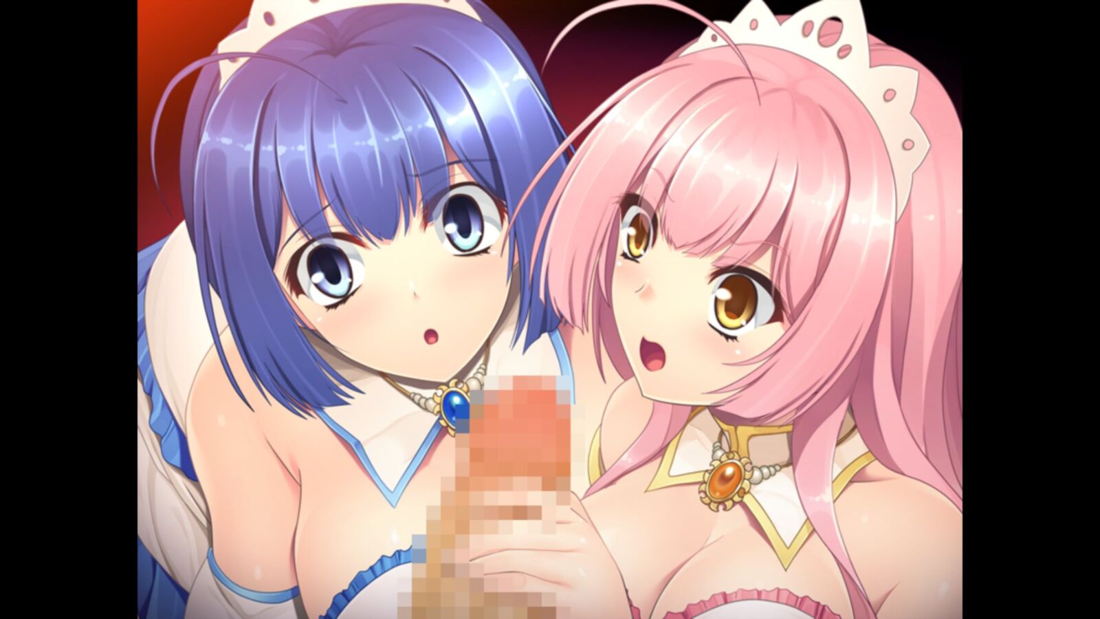 Sousei No Himegimi ~ Futanari Shimai para Maou No Kyuuai ~ (Ammolite) [Cen] [2014, Adv, Anal, Seios grandes, Boquete, Futanari, Sexo em grupo, Masturbação, Cabelo rosa, Tentáculos, TitsJob] [jap]