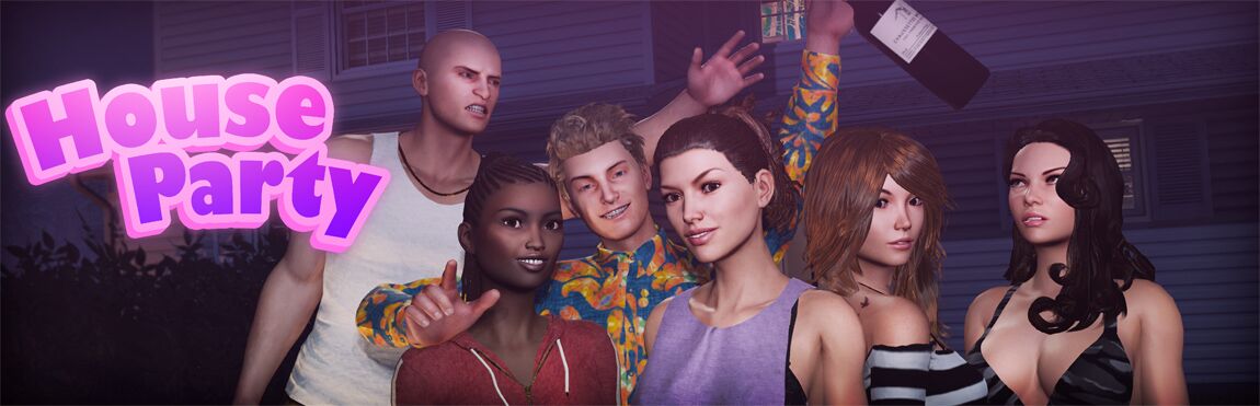 House Party [INPROGRESS, V0.20.0] (EEK! Games, LLC) [Uncen] [2021, Adv, SLG, 3D, Sandbox, Male Hero, Romance, Comédie, Drogues, Corruption, Harcèlement, Point \u0026 Click, Fins multiples 