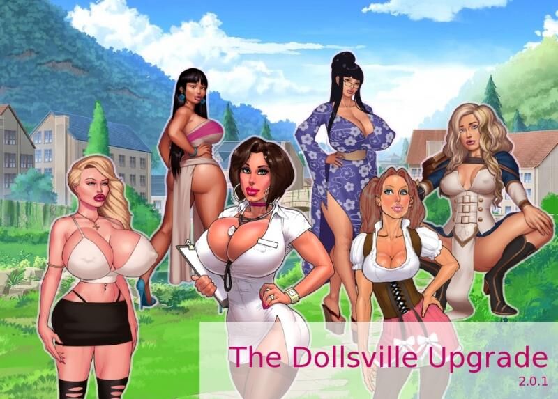 The Dollsville Upgrade [Inprogress, 5.0.0] (Hiddenpaulsmith) [Unken] [2022, Adv, Big Ass, Big Tits, Bukkake, Male Domination, Male Protagonist, Oral Sex] [Rus+Eng]