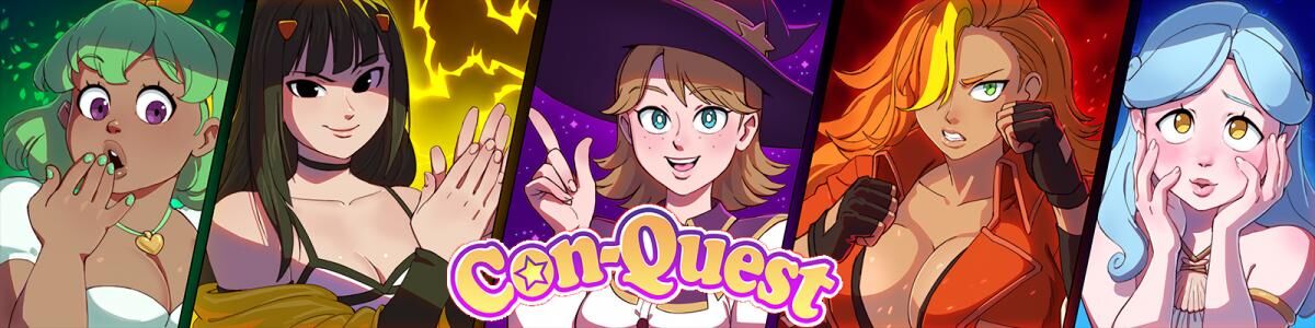 Con-Quest [Inprogress, 0.17 Beta 1] (Cuddle Pit) [Unken] [2022, RPG, AdV, FLASH, LUCHA, PARODIA/COMEDIA, POKEMON, COSPLAY, MAMADA] [Eng]