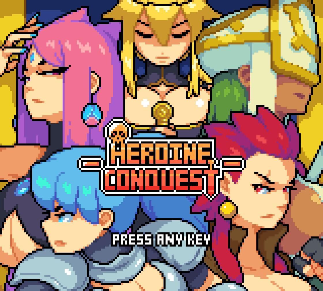 Heroine Conquest [1.12] (Badcolor) [unkeen] [2023, Головоломка, Стратегия, Анимация, Точка/Пиксель, Фэнтези, Большие сиськи, Ана, Кремпай, Изнасилование, Сдержанность, Демон, Эльф, Рыцарь, Девушка-маг, MontarssIndie] [яп. 