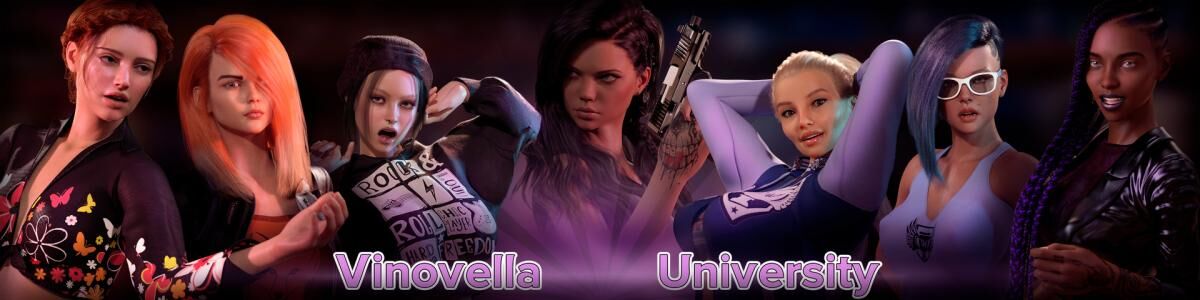 Vinovella University [Inprogress, 0.3.16] (Vinovellagames) [unken] [2022, Adv, 3DCG, MALE Protagonist, School Setting, Big Tits, Big Ass, Romance, Adventure, Dating Sim, Animation]