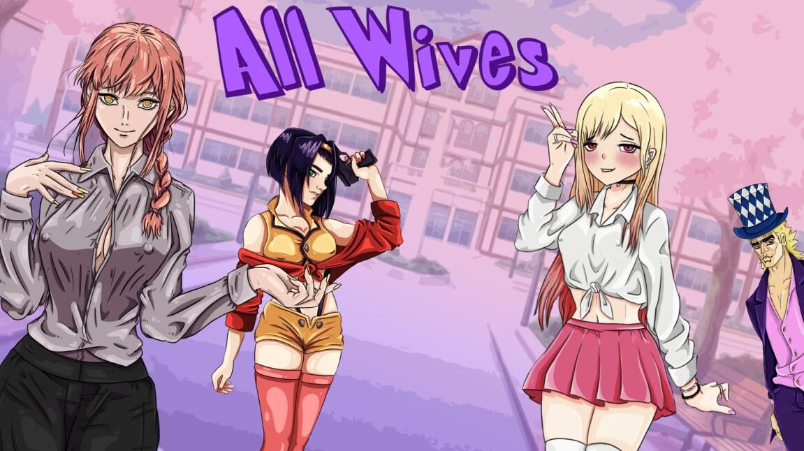 All Wives [Inprogress, 0.0.2] (Allwives) [unceen] [2023, Adv, Male Hero, Oral, Parody, Romance, School, Ren'Py] [Eng]