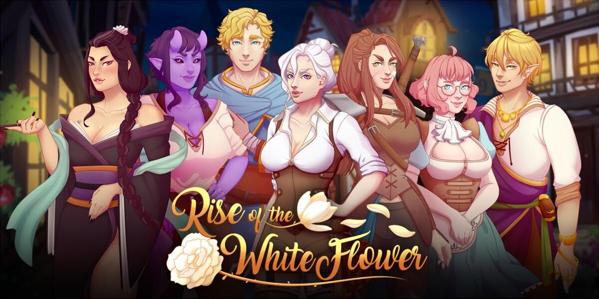 Rise of the White Flower [Inprogress, 0.9.6] (Necro Bunny Studios) [Unken] [2020, ADV, 男性ヒーロー, ファンタジー, モンスター娘, アヘ顔, フタナリ, 手コキ, レズビアン, Marstuiones, Mastuiones, MarstuionesTOYS, VAGINAL, ANALY 