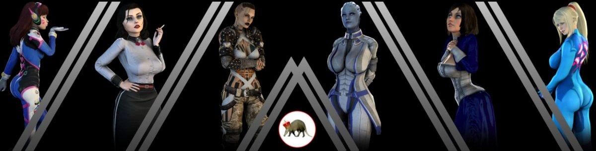 (Updated 13.07) LordAardvark Works Collection with Russian Subtitles [2023, Lord Aardvark, Samus Aran, Queen Nualia, Mass Effect, Liara T'Soni, Miranda Lawson, Commander Shepard, Overwatch, Pharah, Symmetra, D.Va, Resident Evil WEB-DL] [rus, eng]