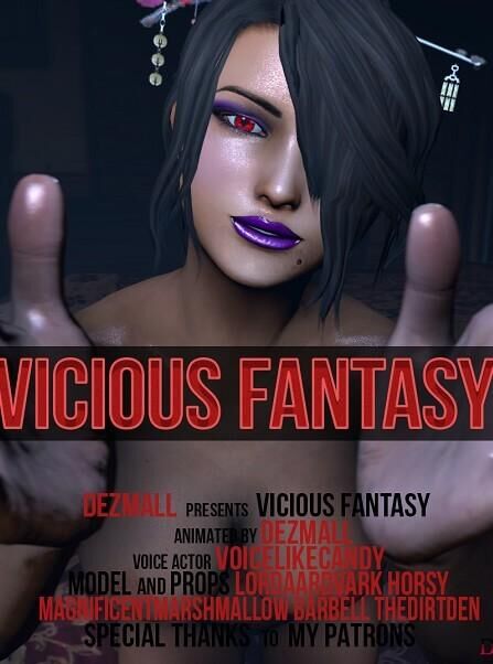 Vicious Fantasy ~Lulu~ / Vicious Fantasy ~ Lulu ~ (DeZmall) [2019, Big tits, Oral sex, SFM, Creampie, POV, WEB-DL] [rus, eng]