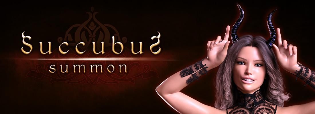 Succubus Summon [1.0] (Crazysky3d) [unkeen] [2023, ADV, 3DCG, Fantasy, Female Protagonist, Futanari, Big Ass, Big Tits, Ana, Finingering, Ren'py] [Eng]